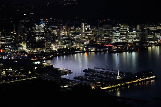 The waterfront area