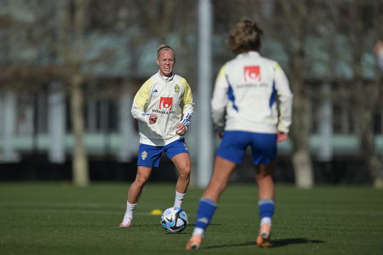 Swedens Caroline Seger of the Swedish women's national