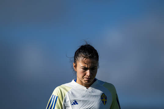 goalkeeper Zecira Musovic of the Swedish women's national