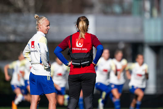 Caroline Seger of the Swedish women's national football team