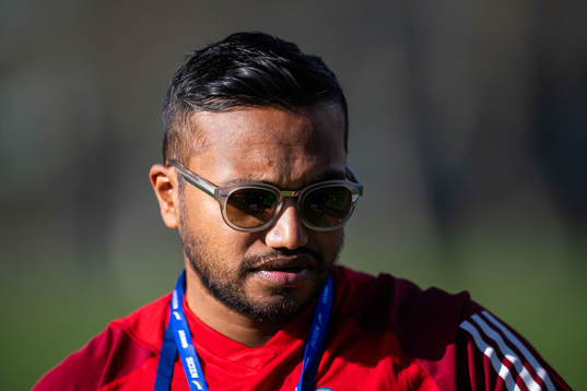 Medical doctor Sadesh Balasingam of the Swedish women's