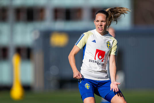 Elin Rubensson of the Swedish women's national football team