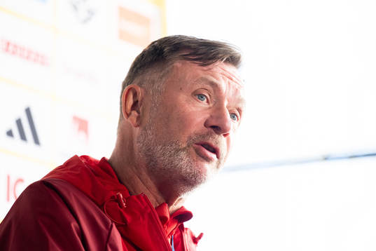 Head coach Peter Gerhardsson of the Swedish women's