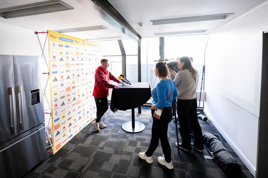 Head coach Peter Gerhardsson of the Swedish women's