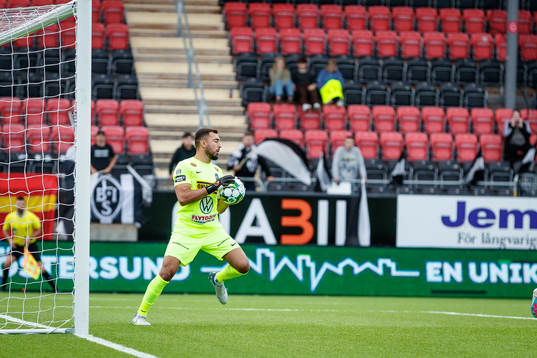 Landskronas målvakt Amr Kaddoura