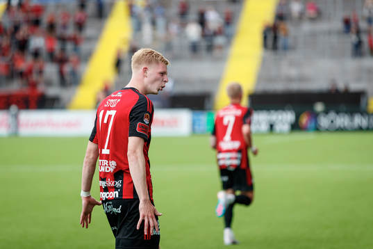 Östersunds Malcolm Stolt jublar