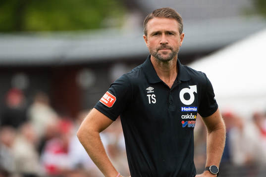 Degerfors tränare Tobias Solberg