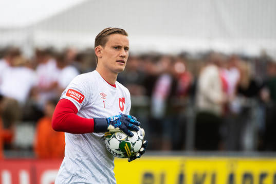Degerfors målvakt Sondre Lovseth Rossbach