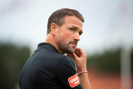 Degerfors tränare Tobias Solberg