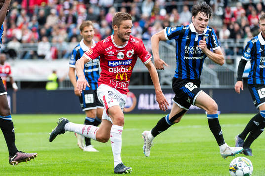 Degerfors Johan Mårtensson och Sirius Jamie Roche