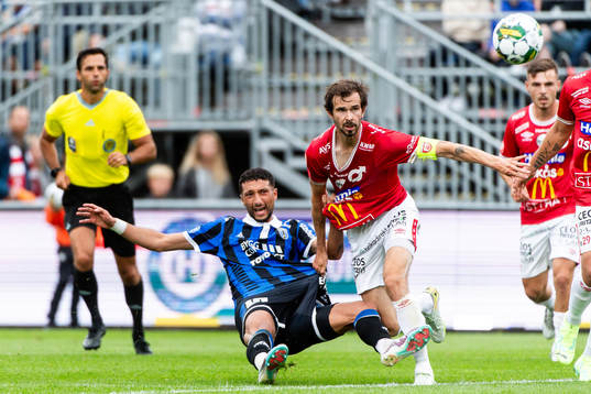 Sirius Wessam Abou Ali och Degerfors Sebastian Ohlsson