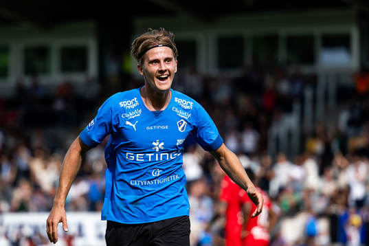 Halmstads Erik Ahlstrand jublar