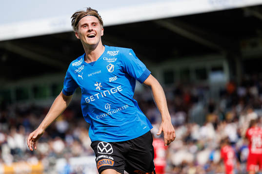Halmstads Erik Ahlstrand jublar