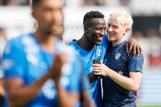 Halmstads Naeem Mohammed och Pontus Carlsson