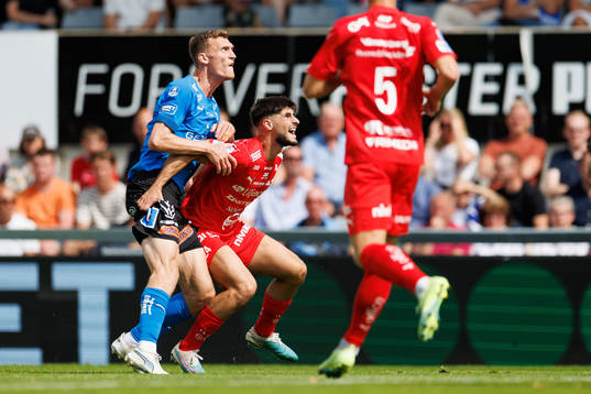 Halmstads Viktor Granath och Värnamos Emin Grozdanic