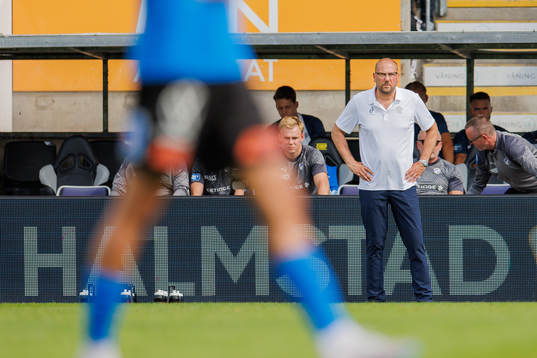 Halmstads tränare Magnus Haglund