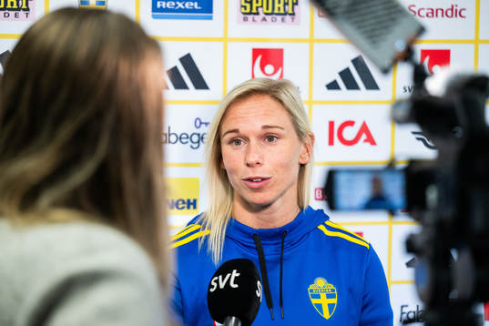 Jonna Andersson of the Swedish women's national football
