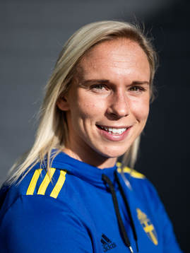 Jonna Andersson of the Swedish women's national football