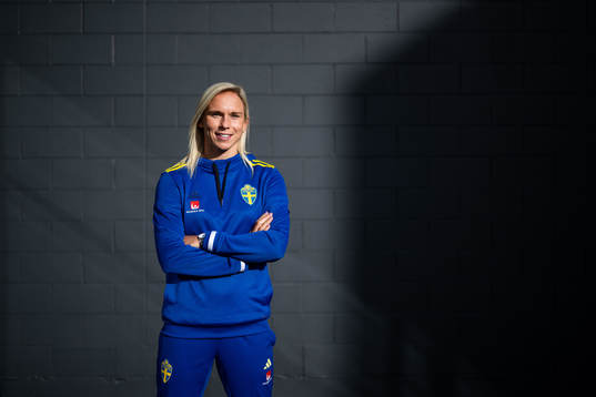 Jonna Andersson of the Swedish women's national football