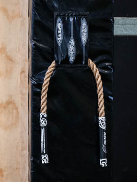 A rope used in a welcoming ceremony arranged by the NZCIS