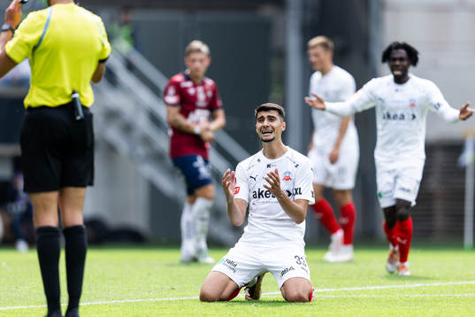 Helsingborgs Amar Muhsin reagerar