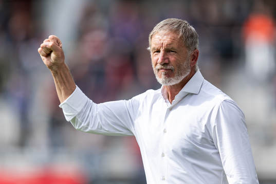 Helsingborgs tränare Stuart Baxter jublar
