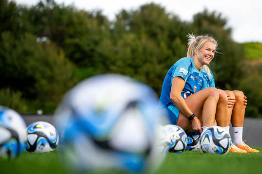 Ada Hegerberg of the Norwegian women’s national football