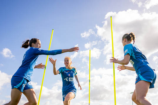 Emma Stølen Godø, Malin Brenn and Elisabeth Terland of