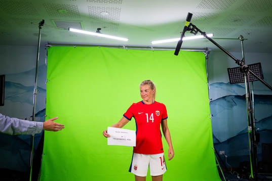 Ada Hegerberg of the Norwegian women’s national football