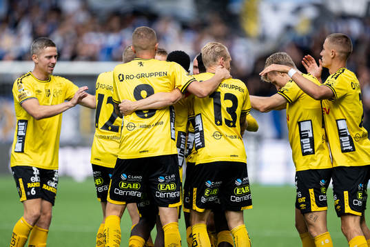 Elfsborgs spelare jublar