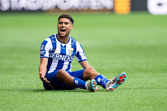 IFK Göteborgs Thomas Santos reagerar