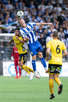 Elfsborgs Ahmed Qasem och IFK Göteborgs Adam Carlén