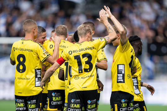 Elfsborgs spelare jublar