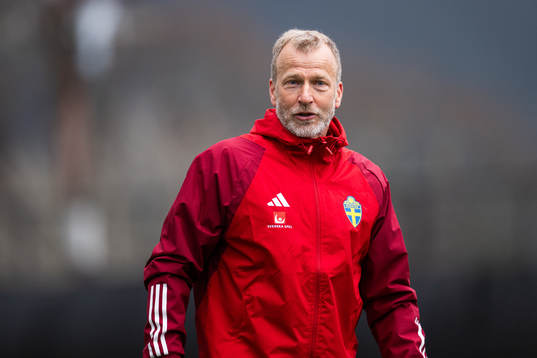 Physiotherapist Pontus Ekblom of the Swedish women's