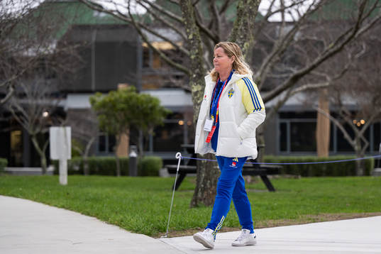 Team Manager Marika Domanski Lyfors of the Swedish women's