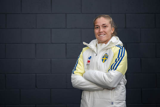 Filippa Angeldahl of the Swedish women's national football