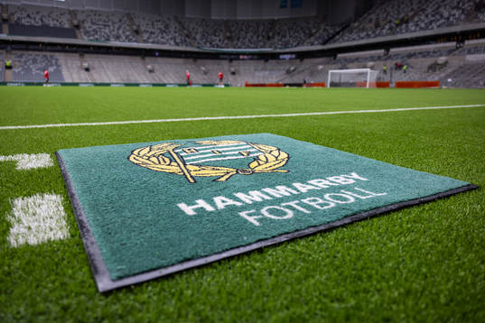 Generell vy på Tele2 Arena innan fotbollsmatchen i