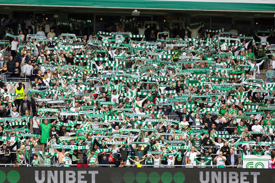 under fotbollsmatchen i Allsvenskan mellan Hammarby och