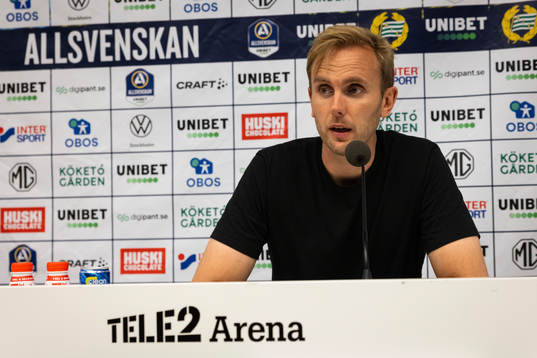 Kalmars tränare Henrik Jensen