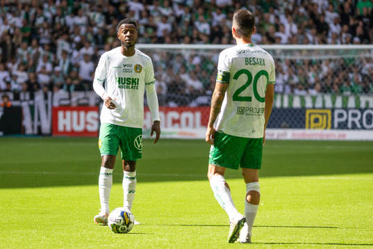 Hammarbys Shaquille Pinas och Nahir Besara