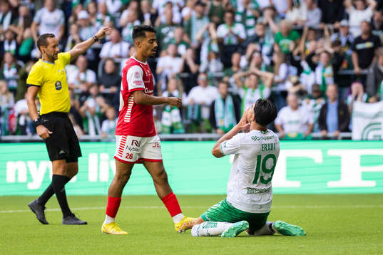 Hammarbys Jusef Erabi deppar