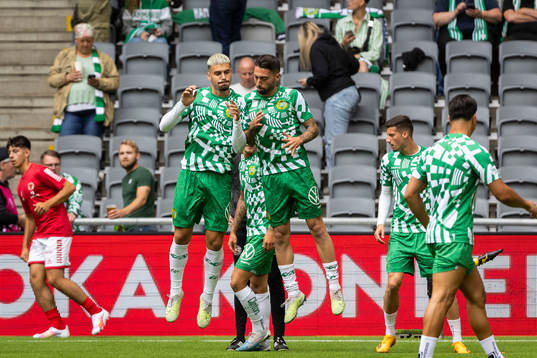Hammarbys Edvin Kurtulus och Nahir Besara