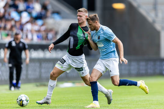 GAISs Joackim Åberg och Gefles Leo Englund