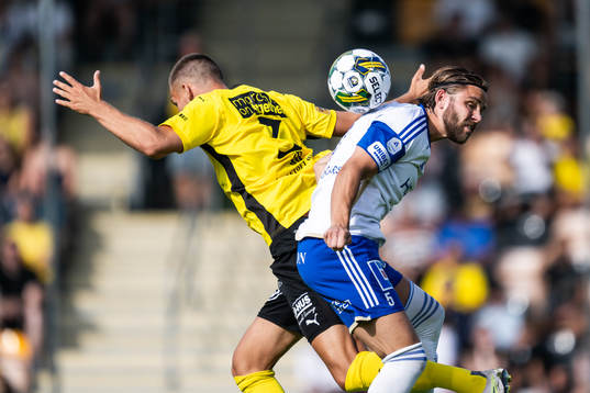Mjällbys Arvid Brorsson och Norrköpings Christoffer Nyman