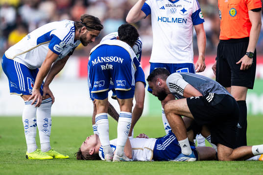IFK Norrköpings Jacob Ortmark har ont