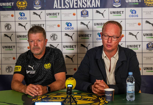 Mjällbys tränare Anders Torstensson och IFK Norrköpings