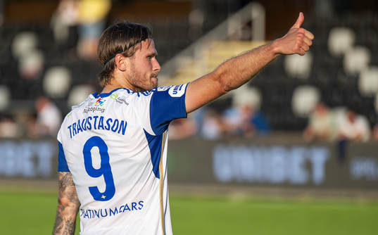 IFK Norrköpings Arnor Traustason jublar