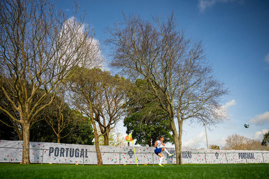 Vilde Bøe Risa of Norway takes a corner kick