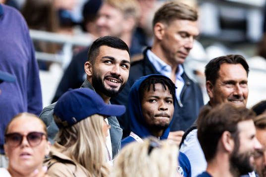 Djurgårdens Musa Gurbanli och Felix Vá