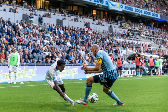 Malmö FFs Taha Ali och Djurgårdens Marcus Danielson